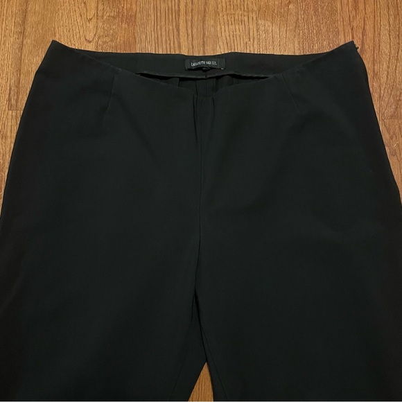 Lafayette 148 NY black size zip crop ankle pants size 14 - Picture 2 of 13